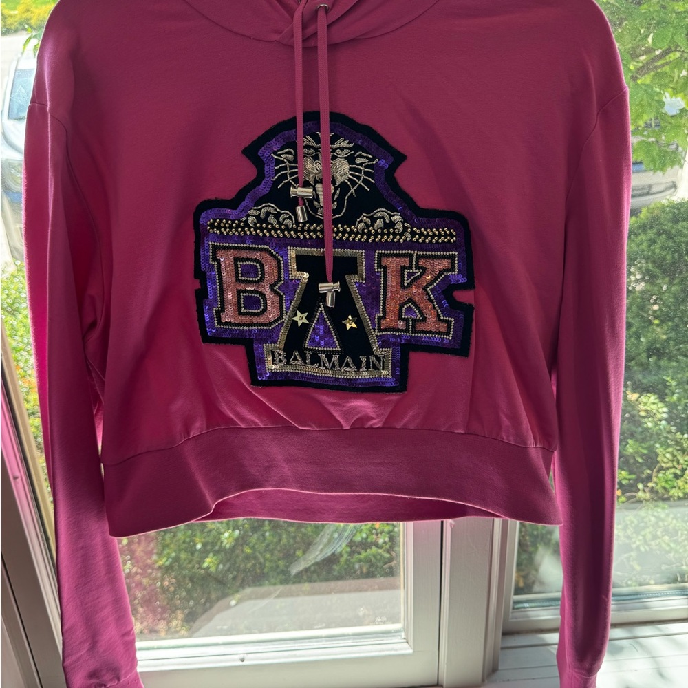 Balmain Pink Hoodie